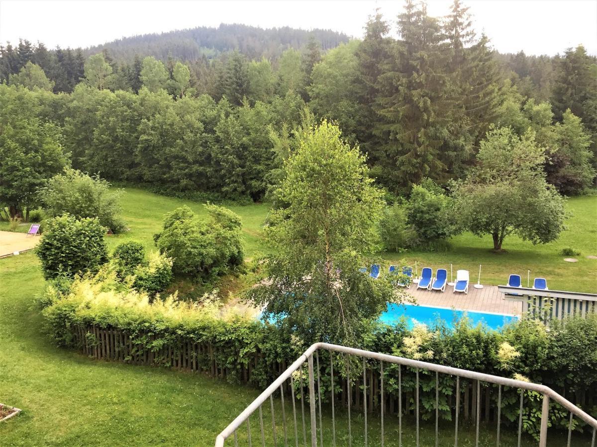 Ruhiges Doppelzimmer Im Hotel Ahornhof Lindberg Luaran gambar